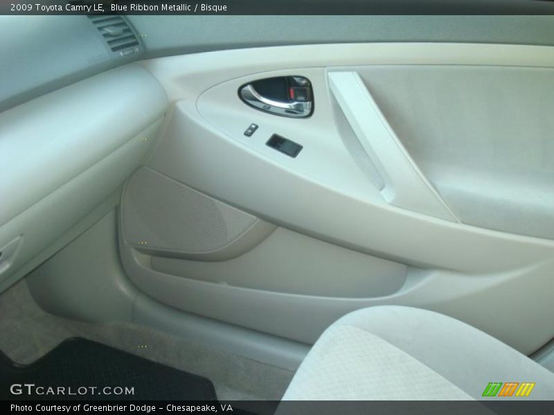 Blue Ribbon Metallic / Bisque 2009 Toyota Camry LE