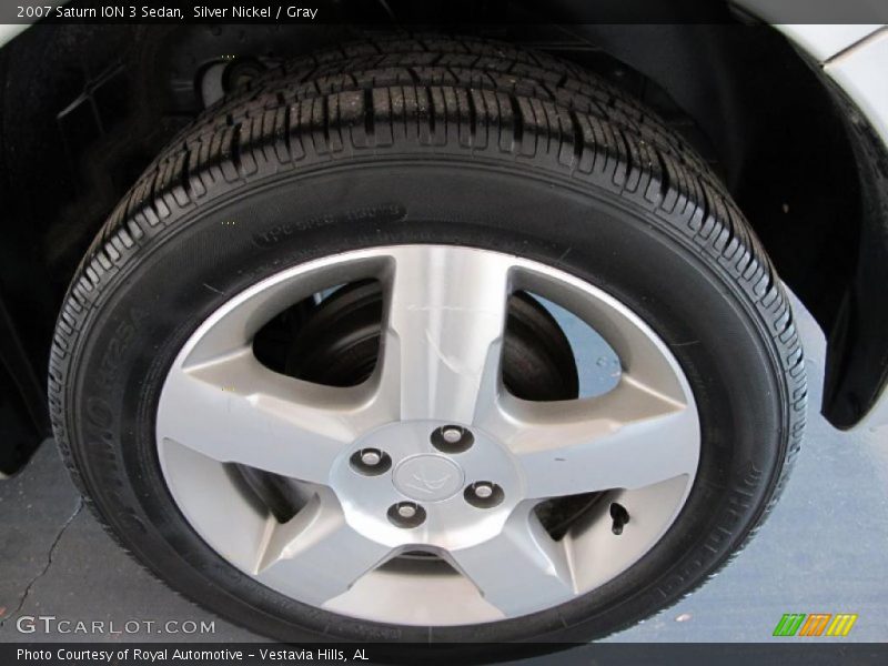 Silver Nickel / Gray 2007 Saturn ION 3 Sedan