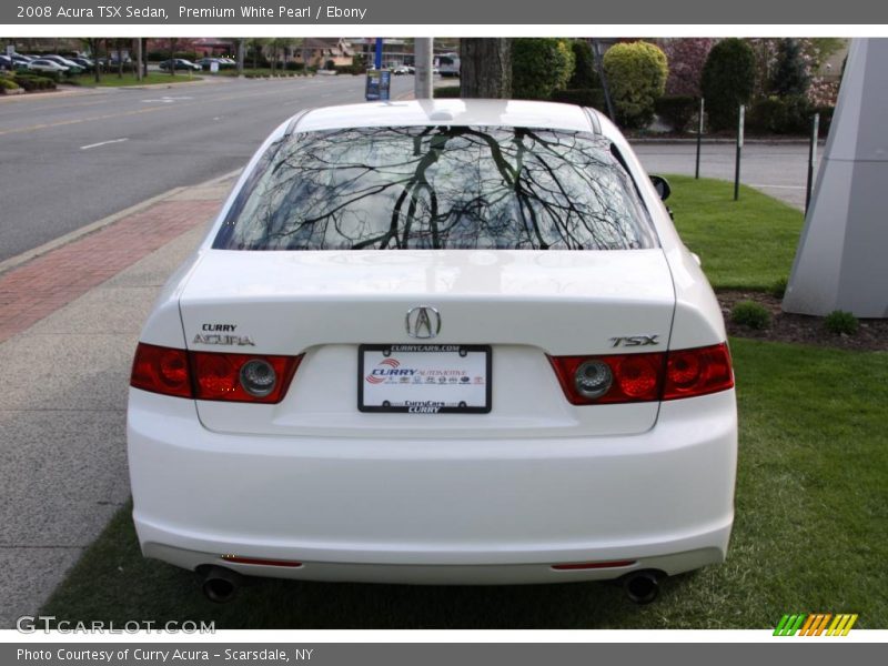 Premium White Pearl / Ebony 2008 Acura TSX Sedan