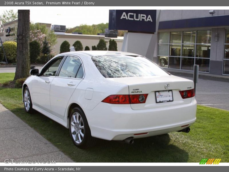 Premium White Pearl / Ebony 2008 Acura TSX Sedan