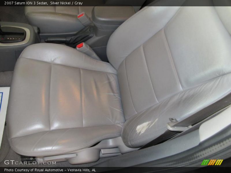 Silver Nickel / Gray 2007 Saturn ION 3 Sedan