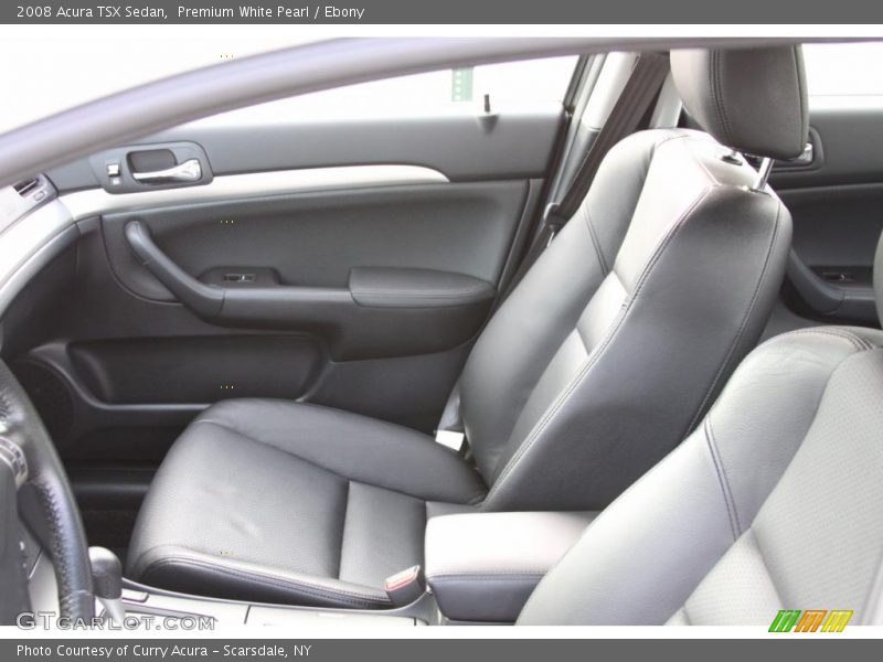Premium White Pearl / Ebony 2008 Acura TSX Sedan