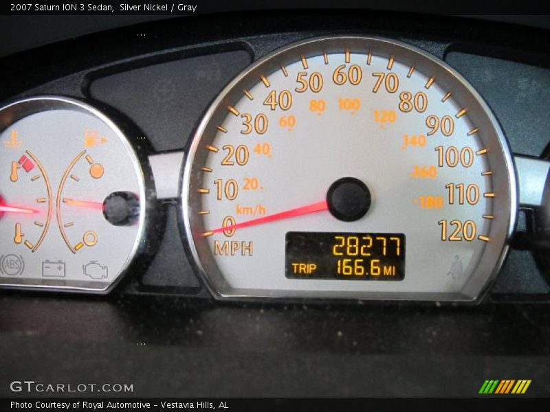 Silver Nickel / Gray 2007 Saturn ION 3 Sedan
