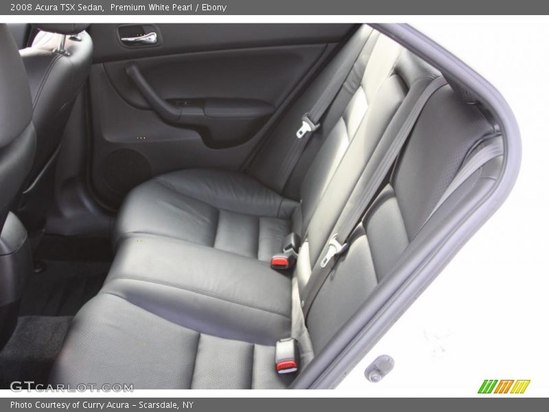Premium White Pearl / Ebony 2008 Acura TSX Sedan