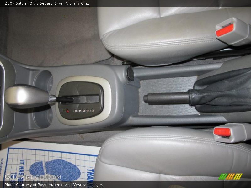 Silver Nickel / Gray 2007 Saturn ION 3 Sedan