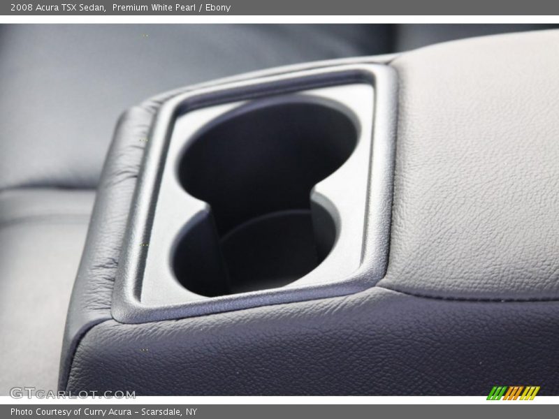 Premium White Pearl / Ebony 2008 Acura TSX Sedan