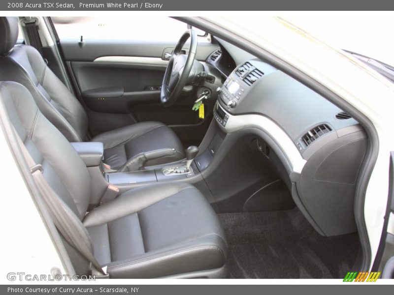 Premium White Pearl / Ebony 2008 Acura TSX Sedan