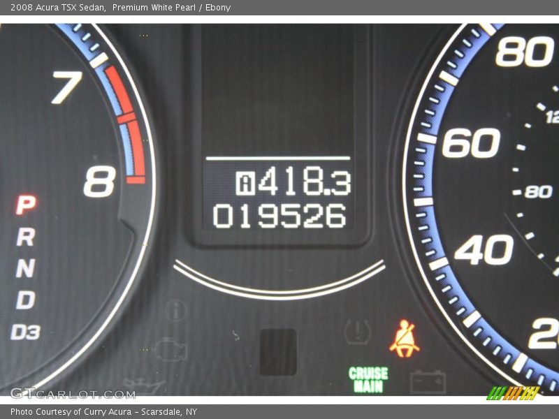 Premium White Pearl / Ebony 2008 Acura TSX Sedan