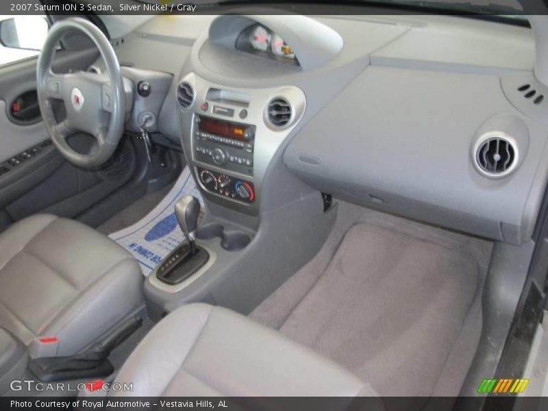 Silver Nickel / Gray 2007 Saturn ION 3 Sedan