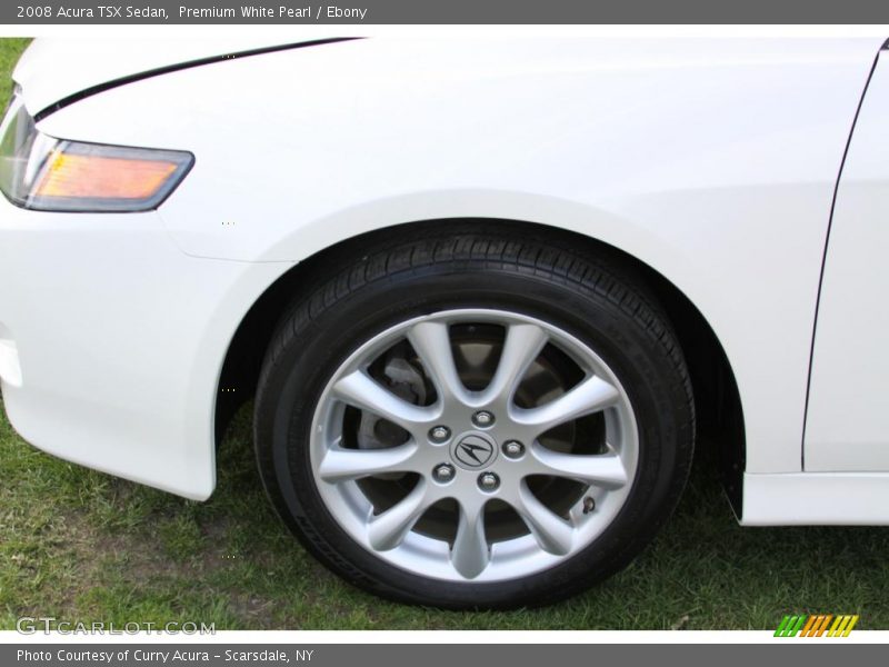 Premium White Pearl / Ebony 2008 Acura TSX Sedan