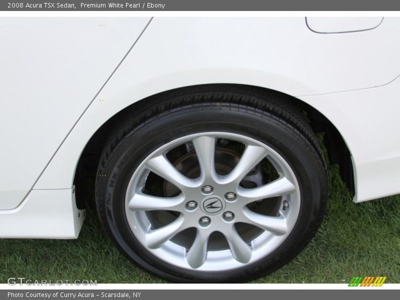 Premium White Pearl / Ebony 2008 Acura TSX Sedan