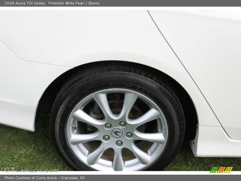 Premium White Pearl / Ebony 2008 Acura TSX Sedan