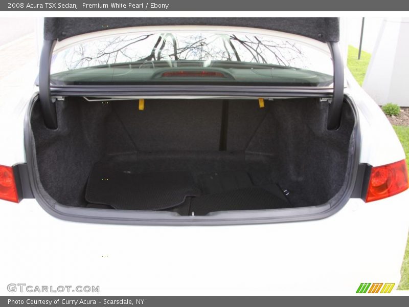 Premium White Pearl / Ebony 2008 Acura TSX Sedan