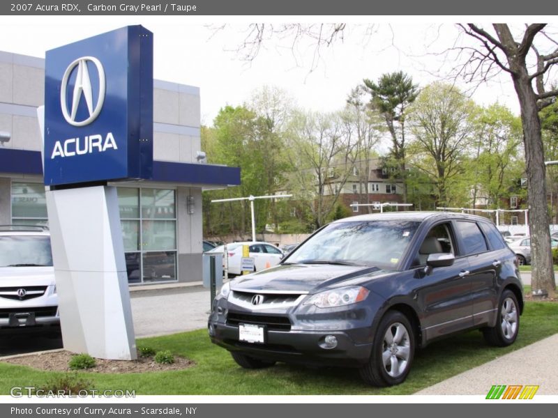 Carbon Gray Pearl / Taupe 2007 Acura RDX