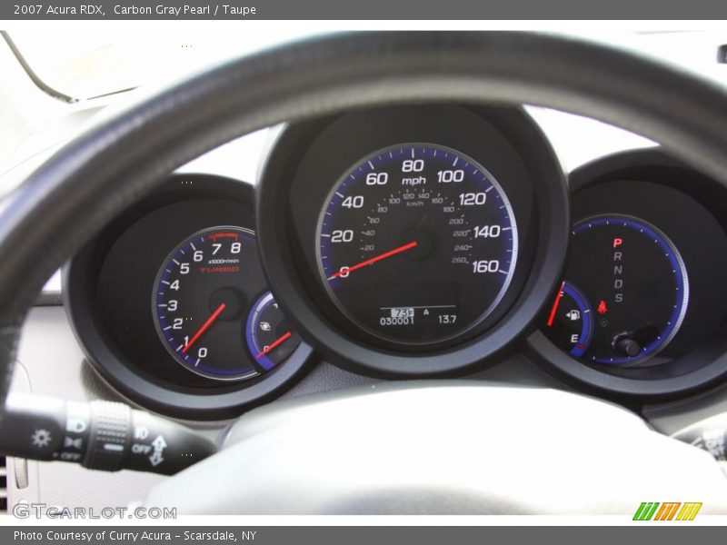 Carbon Gray Pearl / Taupe 2007 Acura RDX
