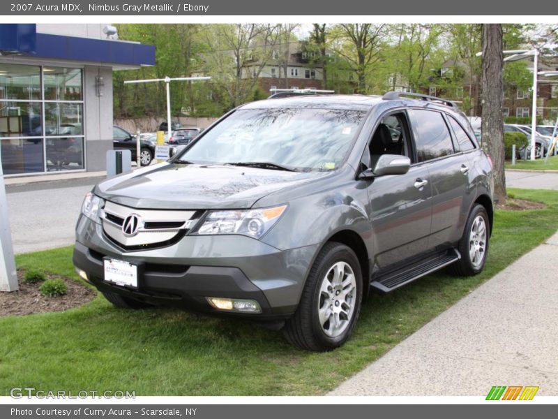 Nimbus Gray Metallic / Ebony 2007 Acura MDX
