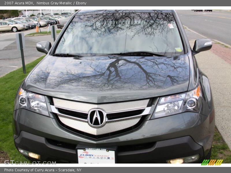 Nimbus Gray Metallic / Ebony 2007 Acura MDX