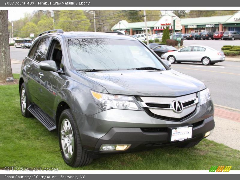 Nimbus Gray Metallic / Ebony 2007 Acura MDX