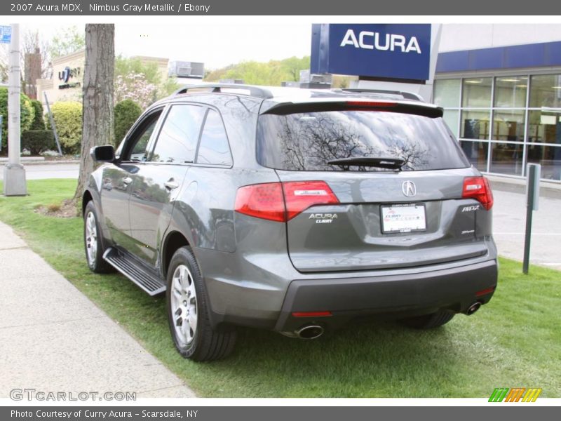 Nimbus Gray Metallic / Ebony 2007 Acura MDX