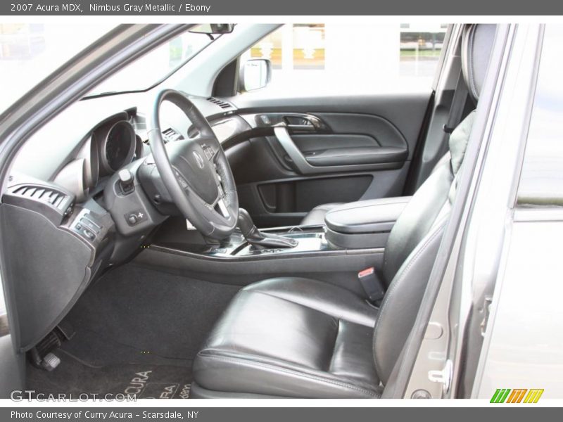 Nimbus Gray Metallic / Ebony 2007 Acura MDX