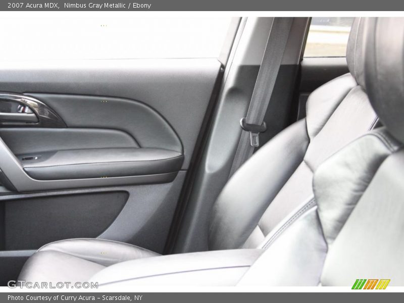 Nimbus Gray Metallic / Ebony 2007 Acura MDX