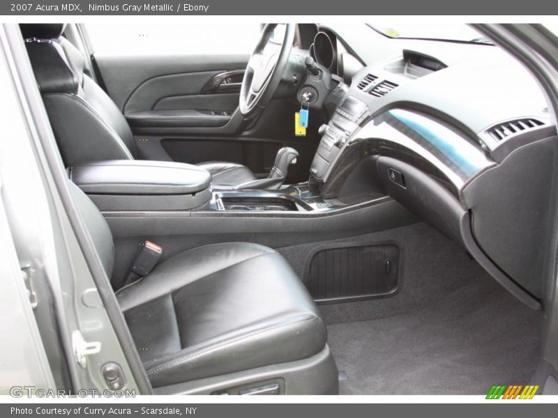 Nimbus Gray Metallic / Ebony 2007 Acura MDX