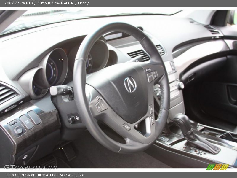 Nimbus Gray Metallic / Ebony 2007 Acura MDX