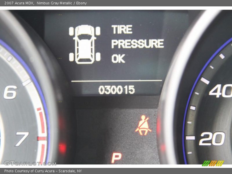 Nimbus Gray Metallic / Ebony 2007 Acura MDX