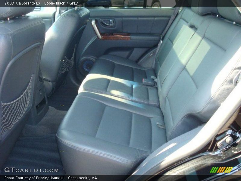 Ebony Black / Gray 2003 Kia Sorento EX