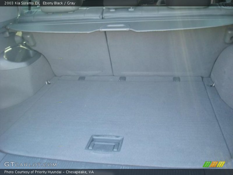 Ebony Black / Gray 2003 Kia Sorento EX