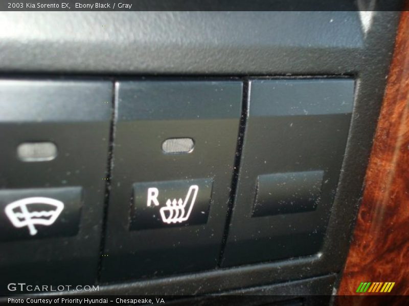 Ebony Black / Gray 2003 Kia Sorento EX
