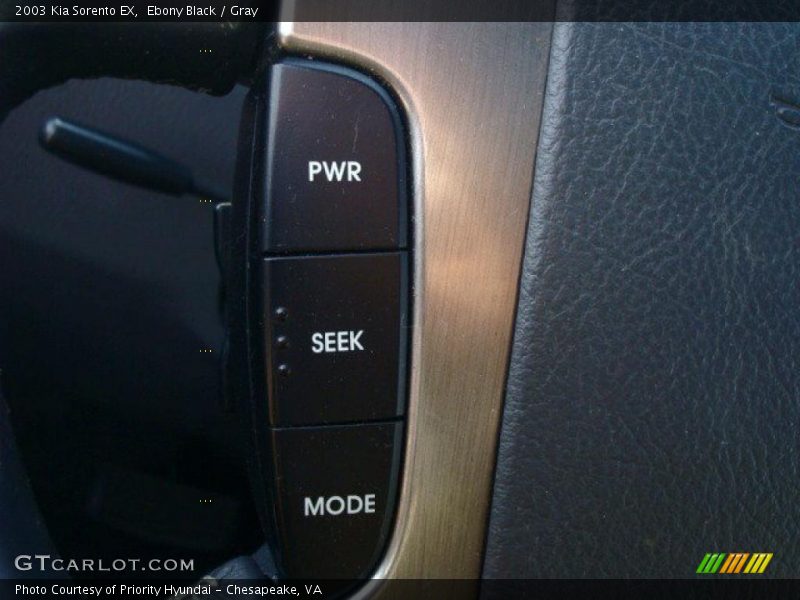 Ebony Black / Gray 2003 Kia Sorento EX