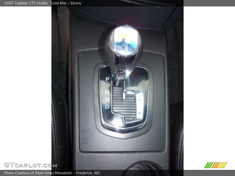 Gold Mist / Ebony 2007 Cadillac CTS Sedan