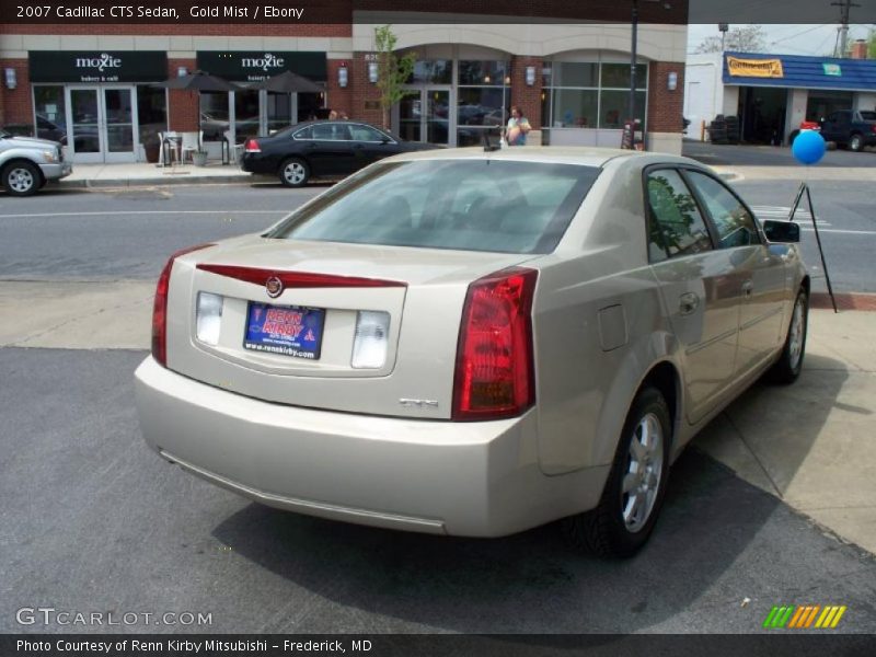 Gold Mist / Ebony 2007 Cadillac CTS Sedan