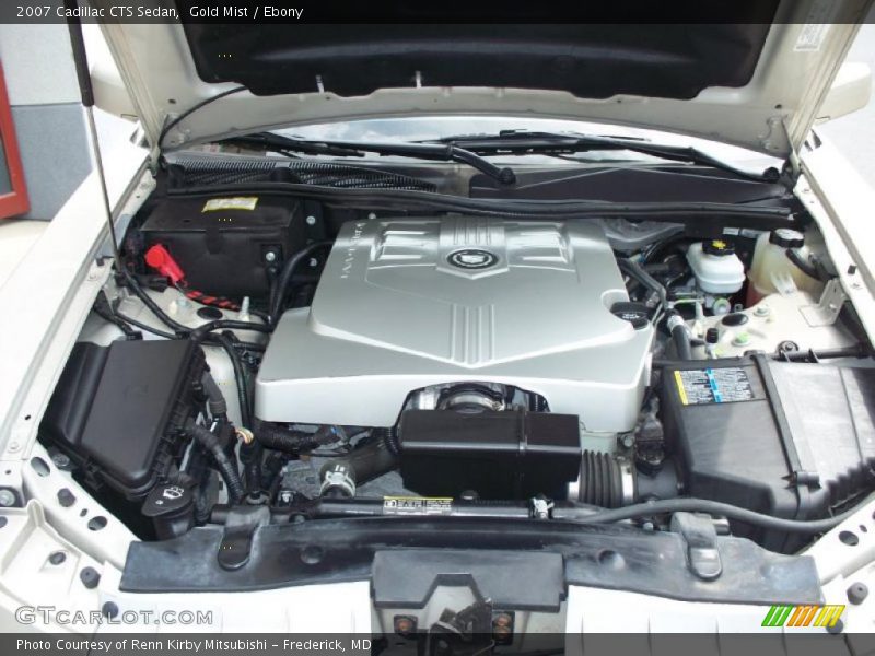 Gold Mist / Ebony 2007 Cadillac CTS Sedan