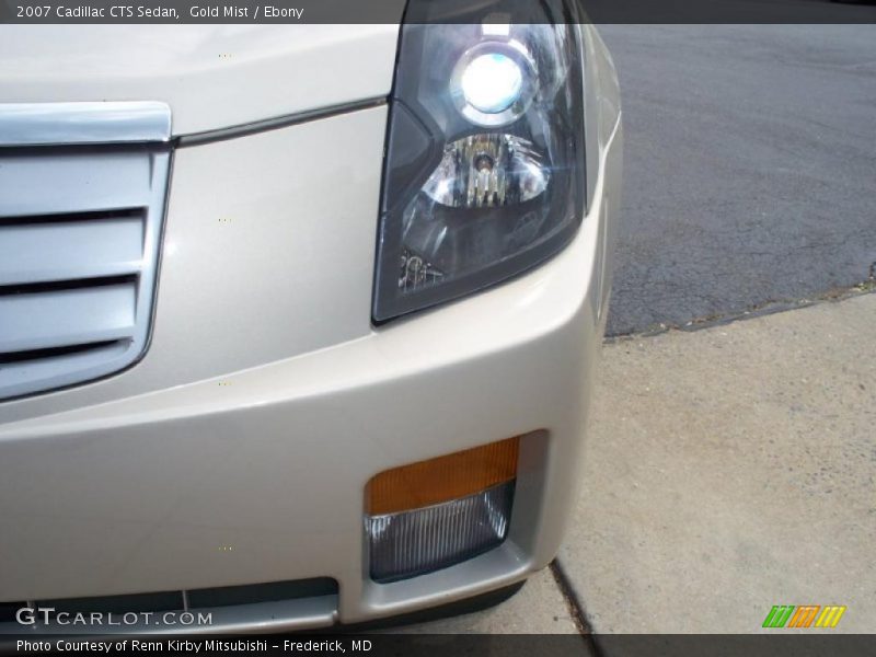 Gold Mist / Ebony 2007 Cadillac CTS Sedan