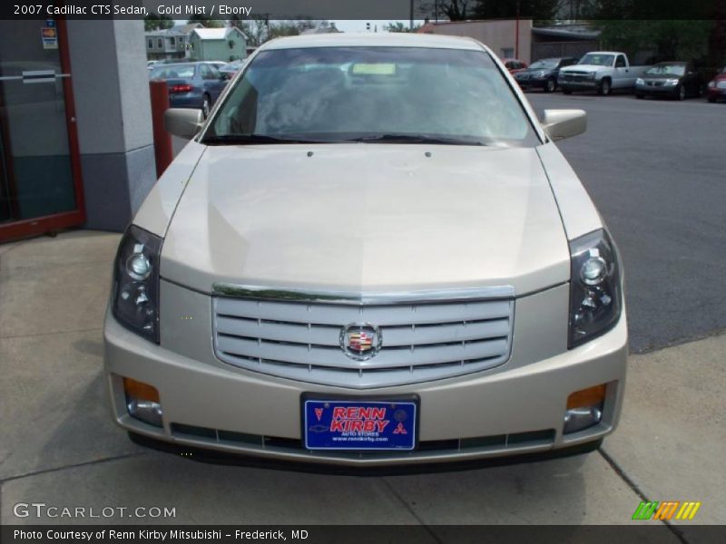 Gold Mist / Ebony 2007 Cadillac CTS Sedan