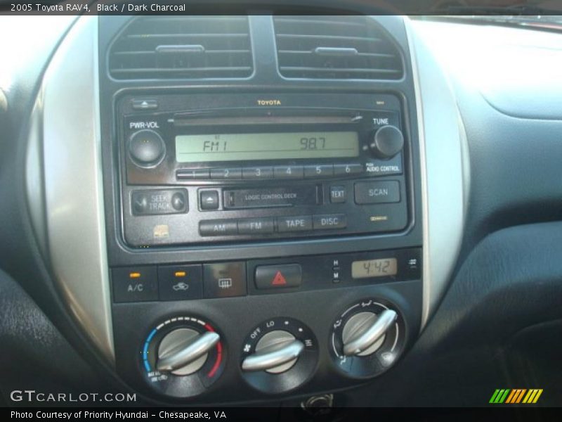 Black / Dark Charcoal 2005 Toyota RAV4