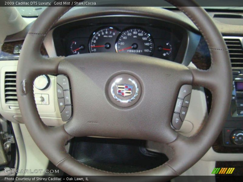 Gold Mist / Shale/Cocoa 2009 Cadillac DTS Luxury