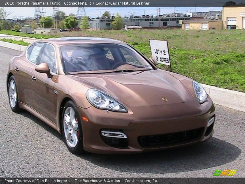Cognac Metallic / Cognac/Cedar Natural Leather 2010 Porsche Panamera Turbo