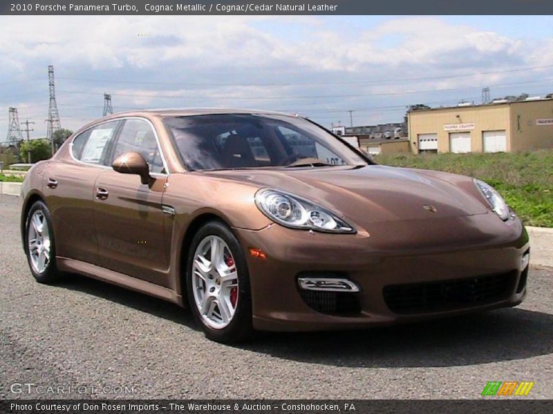 Cognac Metallic / Cognac/Cedar Natural Leather 2010 Porsche Panamera Turbo