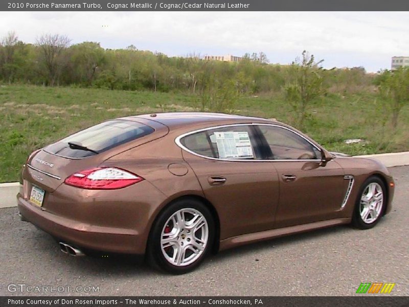 Cognac Metallic / Cognac/Cedar Natural Leather 2010 Porsche Panamera Turbo