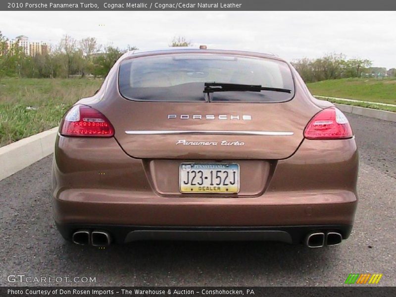 Cognac Metallic / Cognac/Cedar Natural Leather 2010 Porsche Panamera Turbo