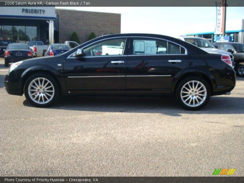 Carbon Flash Black / Tan 2008 Saturn Aura XR