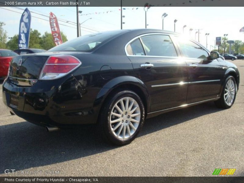 Carbon Flash Black / Tan 2008 Saturn Aura XR