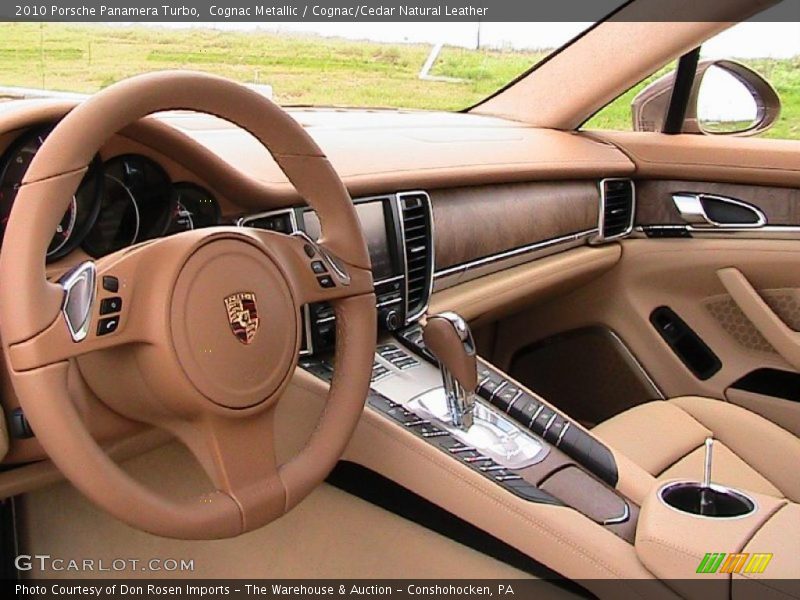Cognac Metallic / Cognac/Cedar Natural Leather 2010 Porsche Panamera Turbo
