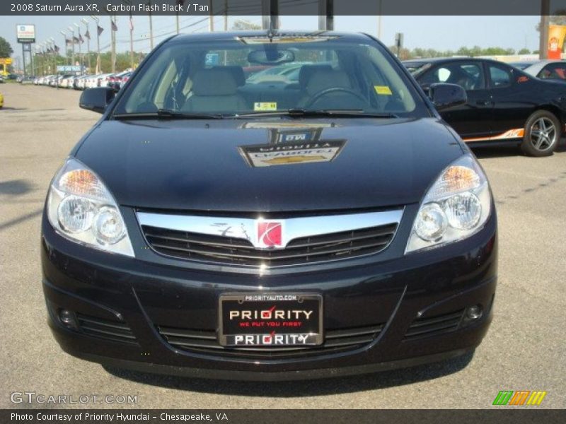 Carbon Flash Black / Tan 2008 Saturn Aura XR