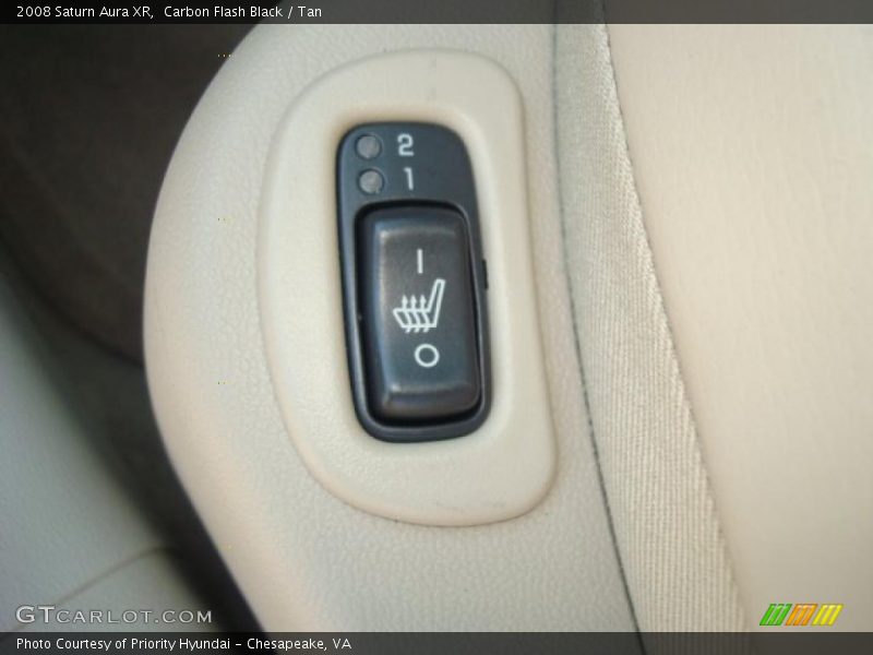 Carbon Flash Black / Tan 2008 Saturn Aura XR