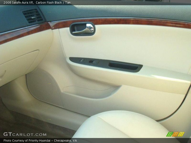 Carbon Flash Black / Tan 2008 Saturn Aura XR