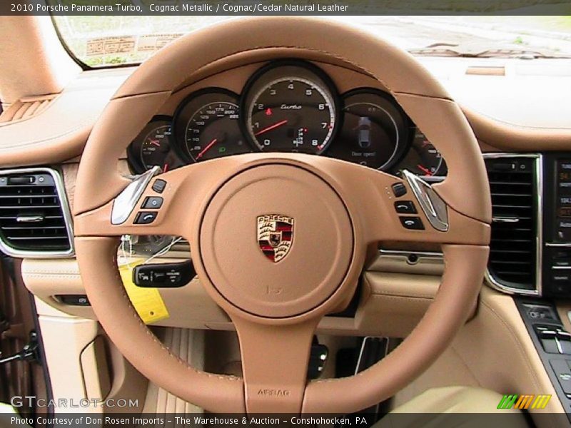 Cognac Metallic / Cognac/Cedar Natural Leather 2010 Porsche Panamera Turbo